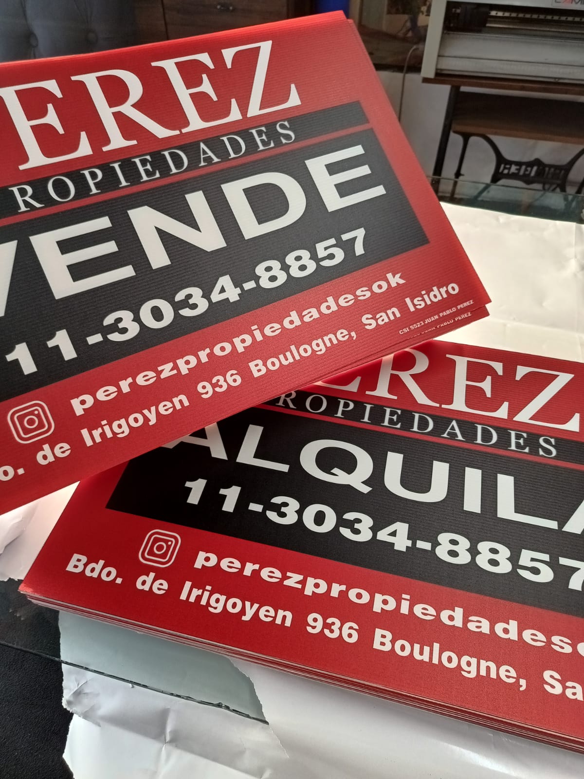 Carleles para inmobiliaria
